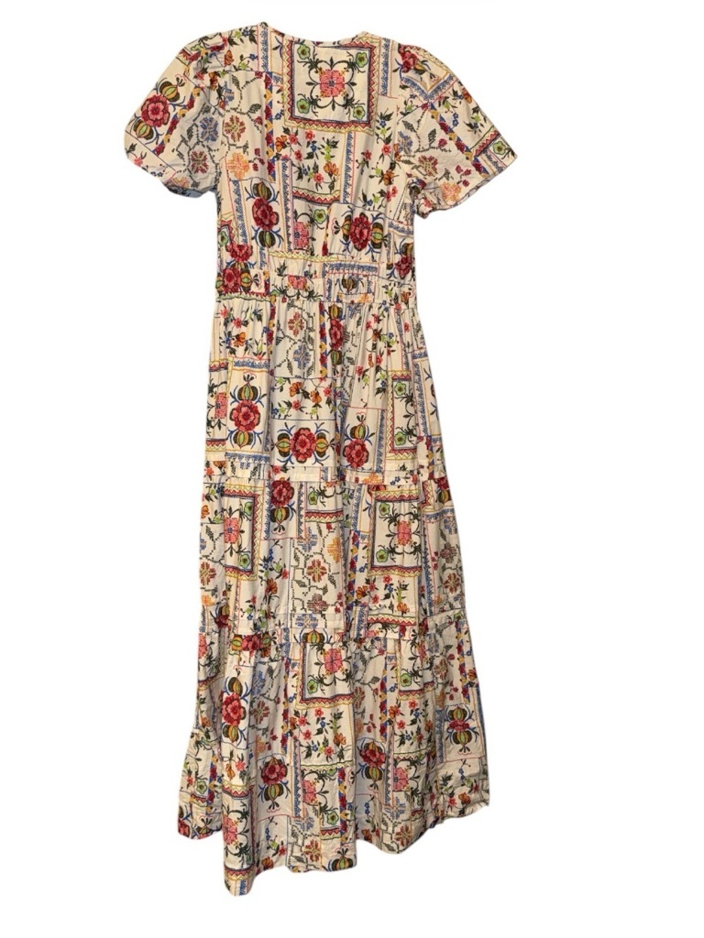 Anthropologie Somerset Maxi Dress Tile Print - Picture 5 of 6